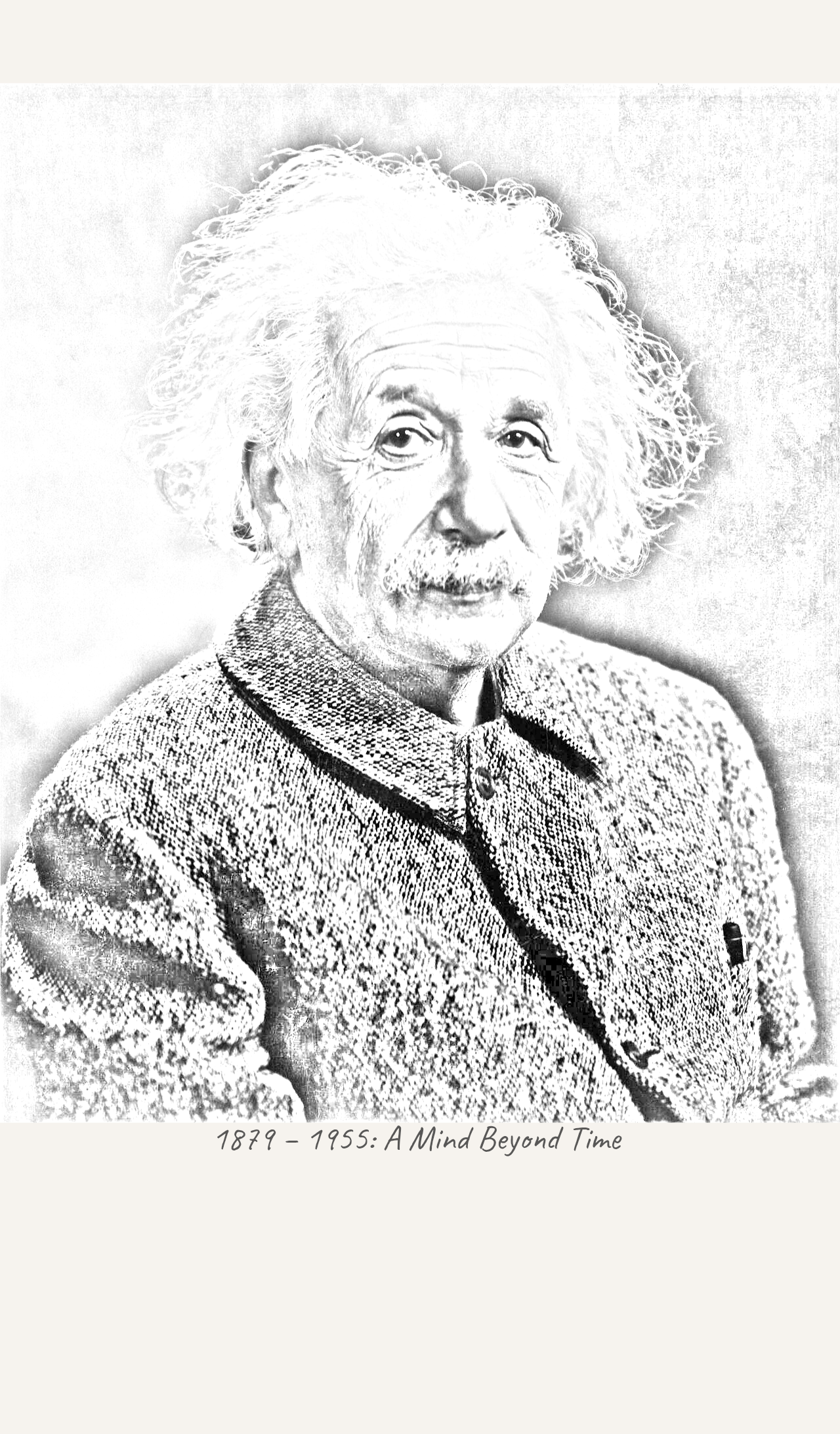 Albert Einstein Pencil Sketch